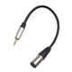 thumbnail image 3 of Conector Jack EstéReo de 3,5 Mm Cable de Audio Conector Jack EstéReo de 3,5 Mm una 3 XLR Macho MicróFono Cable de Audio Adaptador de Cable 0,, 3 of 5