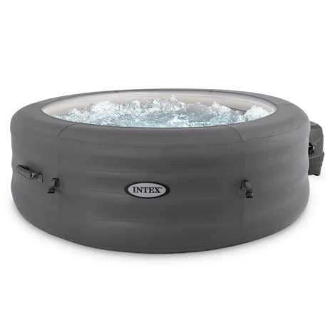 Intex 28481E Simple Spa 77in x 26in Inflatable Hot Tub with Filter Pump & Cover