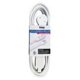 thumbnail image 2 of 12ft 3-Outlet 3-Prong FLAT ANGLED Power Extension Cord (NEMA 5-15P), White, 2 of 2