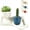 Blue, variant on Goofy Garden Funny Planters, Sleepy Sprout Planter, Cute Lying Figure Pot with Drainage