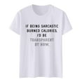 thumbnail image 4 of Womens Sarcastic T Shirts With Funny Sayings Novelty Graphic Tees For Women, 4 of 5