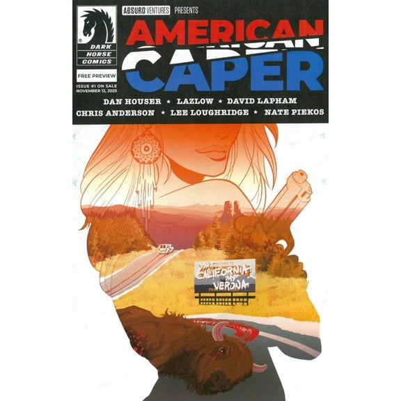 American Caper Ashcan #1 VF ; Dark Horse Comic Book