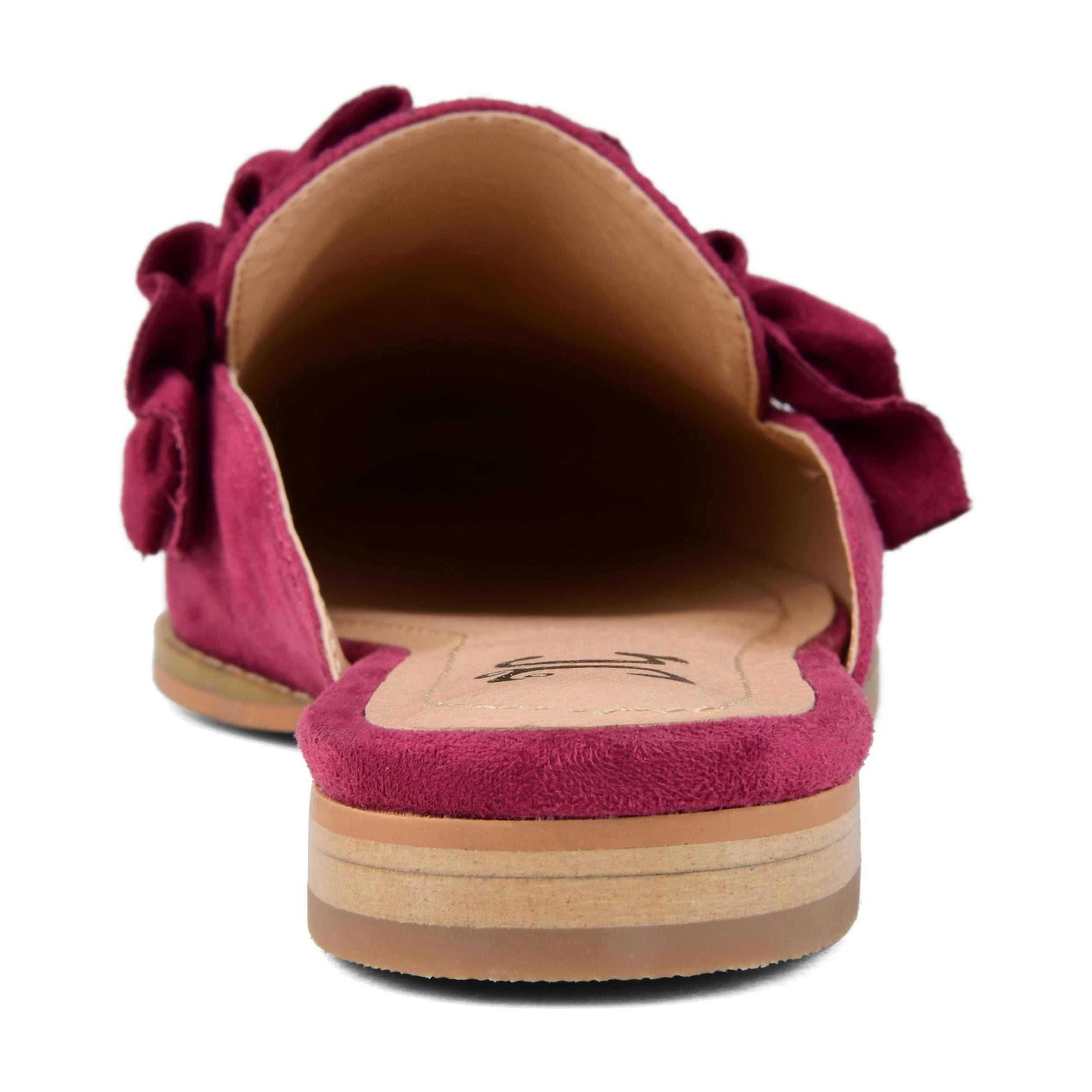 Journee Womens Kessie Slip On Pointed Toe Mules Flats