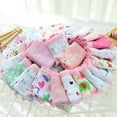 thumbnail image 5 of 12Pcs/set Cotton Children Girl Underwear Briefs Cartoon Flower Animal Pattern Lace Panties XXL, 5 of 6