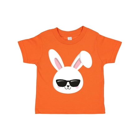 

Inktastic Cute Bunny White Bunny Bunny with Sunglasses Gift Toddler Boy or Toddler Girl T-Shirt