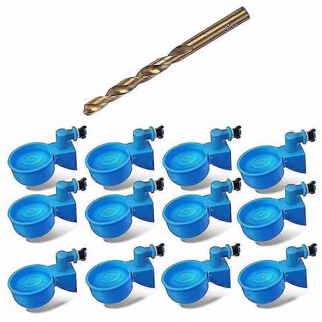 Chicken Waterer Larger Automatic Chicken Waterer Cups DIY Poultry Chicken Waterer Kit 5 Gallon for