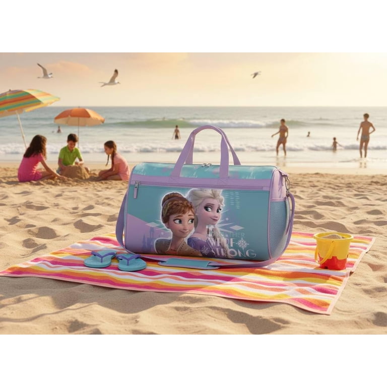 disney collection frozen anna travel bag duffel bag Elsa Olaf Trust Your Journey 5 PC Backpack Set Tote 16" sports bag Frozen Elsa & Anna Kids'