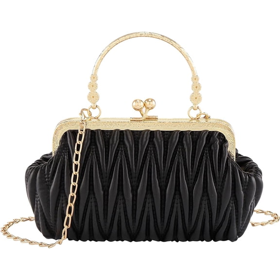 Kukuzhu Evening Bag Clutch Purses for Women Elegant Bridal Evening Shoulder Handbag Formal Wedding Party Prom Purse