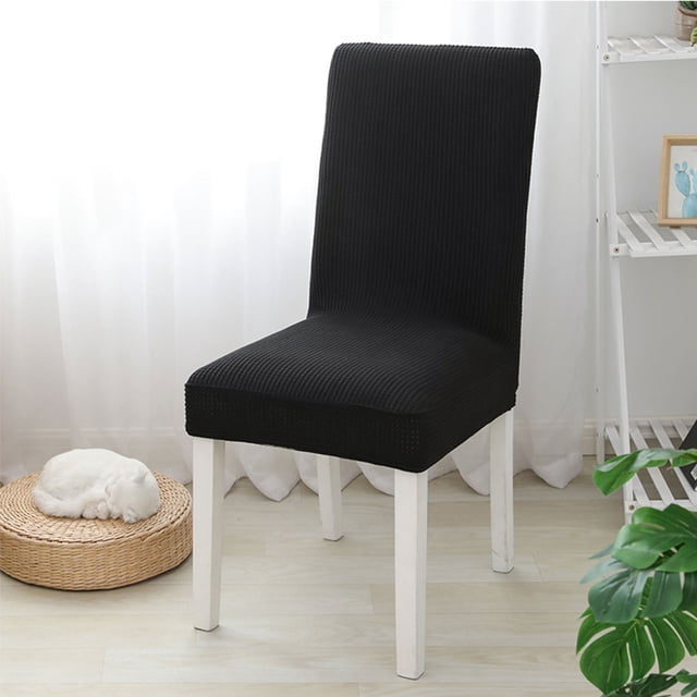 yeacher Premium Stretch Fleece Dining Chair Covers - All-Season, Durable, Easy-Clean, Fits Home, Hotel, Restaurant, Office - Available in XL & M Sizes - Customizable Options - Stylish & Protective