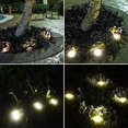thumbnail image 5 of Luz solar iluminación exterior 10LED luz subterránea 4 piezas de luz cálida, 5 of 5