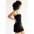 thumbnail image 3 of Ragstock Black Velvet Milkmaid Dress, 3 of 4