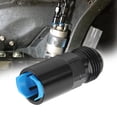 thumbnail image 4 of EFI Adapter, Quick Disconnect AN Male Fuel Hose Fitting Black Anodized  For Fuel Filter Rails AN8-3/8in, 4 of 8