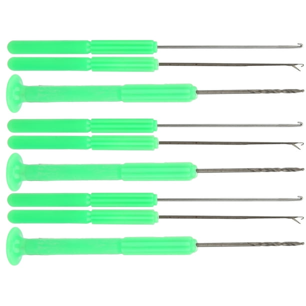 Ymiko Fishing Bait Needle Kit, Fishing Needle, Stainless Steel Needle+Latch Latch Needle Harpoon Needle For Fishing Enthusiasts Carp Fishing Sea/ Fish