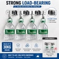 thumbnail image 6 of QOPR Broom Hook Holder Wall Mount Mop Organizer Holder Stainless Steel Storage Hook Kitchen Bathroom Organization, 6 of 9