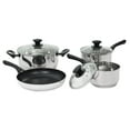 thumbnail image 1 of Starbasix Stainless Steel 7-Piece Cookware Set, 1 of 4