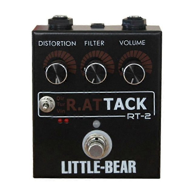 3-Speed Guitar Bass Distortion Effects Effects Monoblock Effects Fuzzy Pedal LED RAT Multi-Function Convenience Effects