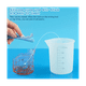 thumbnail image 2 of Juego de vasos medidores de silicona para resina epoxi, vaso mezclador de 600 y 100 ml, espátula de silicona, guantes de resina epoxi, fácil de limpiar, 2 of 6