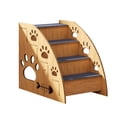 thumbnail image 3 of Escaleras de madera para mascotas perfecl rampa antideslizante para perros 4 pisos, 3 of 8
