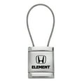 thumbnail image 1 of Honda Element Satin Chrome Cable Key Ring (Silver), 1 of 2
