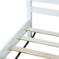thumbnail image 3 of Noble House 79" Twin Bed, Solid Rubber Wood Frame with Headboard and Footboard, Minimalist Bedroom, White, 3 of 9