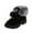 Black, variant on Yammkia Toddler Winter Shoes for Girls Fashion Winter Platform Boots Ankle Boots Kids Wool Lined Slippers Girls Boys Warm Outdoor Indoor Home Anti-slip Trendy Size 12.5 (Red,Little Kids 12.5)