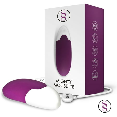 Mighty Mousette Waterproof Bullet Rechargeable Hand Held Mini (Best Way To Use Bullet Vibrator)