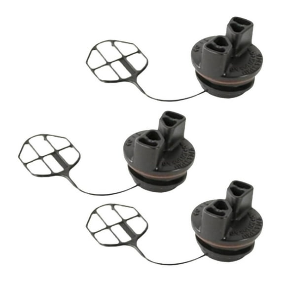 Poulan Craftsman Chainsaw 3 Pack Fuel Cap Assembly W/Retainer # 577858501-3PK
