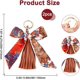 thumbnail image 2 of 2 llaveros con borlas de seda Sienna con lazo para bolso, llavero decorativo para mujer y niña., 2 of 9