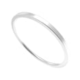 thumbnail image 4 of GOOHOCHY Anillo de acero de titanio simple Anillo de dedo exquisito Anillos de pareja para mujer Hombre Decoración (Plata US Tamaño 4), 4 of 7