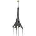 thumbnail image 5 of Antique Bronze Eiffel Tower With Bell Wind Chime, 5 of 5