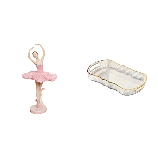 Figura De Bailarina, Escultura De Resina Para Niña, Regalo De Cumpleaños, Recuerdo Novedoso, Adorno De Escritorio Para Oficina, Sala De Estudio, Estantería, Bandeja Para Servir Comida,
