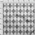 thumbnail image 3 of oneOone Silk Tabby Gray Fabric Check Argyle Diy Clothing Quilting Fabric Print Fabric By Yard 42 Inch Wide, 3 of 5