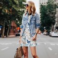 thumbnail image 4 of Fotbe Butterfly Vestido de Verano sin Mangas para Mujer – Vestido Midi Línea A, Estilo Camiseta Floral, Vestido Playero Casual y Fluido, 4 of 7