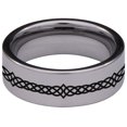 thumbnail image 4 of Celtic Tree of Life Tungsten Carbide Ring, 4 of 9