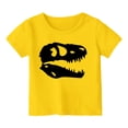 thumbnail image 1 of LUOGENLI Combinaison Maxi d'Été pour Enfants à Col Rond Imprimé Manches Courtes avec Short Jaune 10-11 Ans, 1 of 3