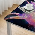 thumbnail image 5 of Acheng Unicorn Rainbow Hologram Square Tablecloth Waterproof 100% Polyester Fiber 52*52, 5 of 8