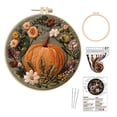 thumbnail image 2 of Decoration Embroidery For Beginners & Adults DIY Hand Embroidery Needlepoint With Printed Fabric Threads And Instructions, 2 of 4