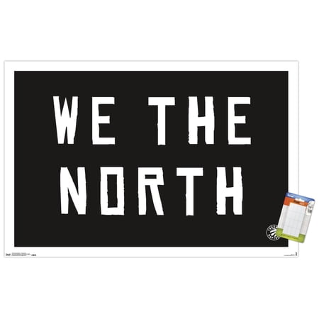 NBA Toronto Raptors - We The North 16 Wall Poster, 22.375" x 34"