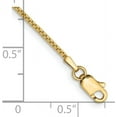 thumbnail image 2 of Solid 14K Yellow Gold 1.2mm Box with Lobster Lock Chain - 28", 2 of 4