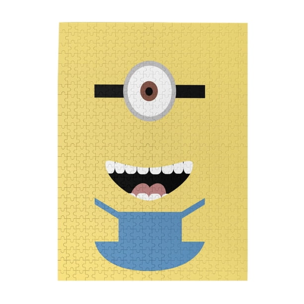 Rompecabezas de Minions de 500 piezas de madera para la memoria, agilidad, juegos familiares, juguetes para niños, niñas y adultos, regalos desafiantes para decoración del hogar