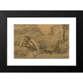 thumbnail image 2 of Pierre Puvis de Chavannes 14x11 Black Modern Framed Museum Art Print Titled - Orpheus (1883), 2 of 5
