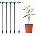 thumbnail image 1 of Climbing Plant Stake Support Orchids - 27cm, with Support Ring, Help Your Flowers Grow, for Garden, Tomatoes, Monstera, Peonies, Peppers, Lily, Rose e, 1 of 5