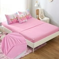 thumbnail image 4 of Unicorn Twin Bedding Set for Girls Kids, 6-Piece Colorful Flower Comforter Set with Sheets, 4 of 7