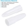 thumbnail image 4 of Unique Bargains Flashlight Diffuser Caps, 2 Pcs PC Plastic Wear Resistant Flashlight Signal Wand, White, 4 of 5