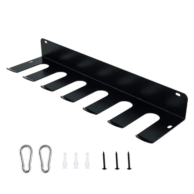 Yuarrent Estante de pared de bate de béisbol fácil de instalar soporte de bate de béisbol ahorro de espacio estante de exhibición de bate de béisbol Almacenamiento y organización del hogar Yuarrent HA014202-00