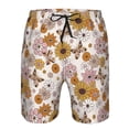 thumbnail image 4 of Yiaed Sunflowers And Butterflies Print Men's Swim Trunks with Lining Quick Dry Sports Shorts Beach Shorts Boardshorts-XX-Large, 4 of 5