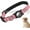 Pink, variant on Airtag Dog Collar with Waterproof Air Tag Holder, Integrated Reflective Pet Collar with Soft Padding, Adjustable Nylon Collar for Small Medium Large Dogs, Black,L (16.1"-23.6")