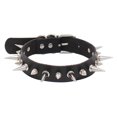 thumbnail image 1 of Collar de cuero estilo Harajuku europeo y americano, collar de cuero Punk Rock negro, tendencia gótica de punta, joyería Sexy negra（2 piezas） LingWen 9024715026033, 1 of 1