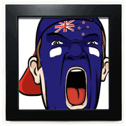 New Zealand Facial Makeup Screang Cap Black Square Frame Picture Wall Tabletop