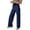 Blue, variant on HXWCHs High Waist Tummy Control Yoga Pants Women's Workout Bootcut Pants Khaki XL